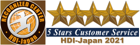 5 Stars Customer Service HDI-Japan 2018