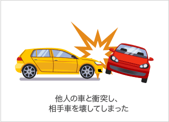 ä»äººã®è»ã¨è¡çªããç¸æè»ãå£ãã¦ãã¾ã£ã